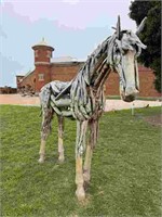 BROMLEY ART DRIFTWOOD HORSE SCULPTURE