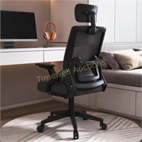 High Back Office Chair - Ergonomic - Black