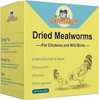 5LB Dried Mealworms for Wild Birds,Chicken Treats