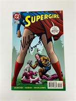 Autograph COA Supergirl #21 Comics