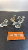 Miniature Crystal Animals Lot