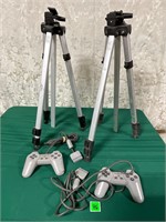 Sony Playstation Controllers &Aluminum Tripods