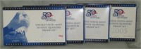 (4) U.S. Mint 50 State Quarters Proof Sets