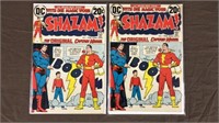 2 DC Shazam 20¢ 1st issue comic books
