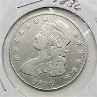 1836 LIBERTY BUST HALF DOLLAR