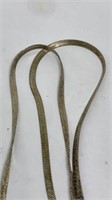 Herringbone necklace marked 925 Italy 8.1g