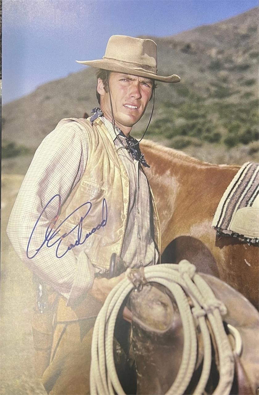 Clint Eastwood Signed 11x17 with COA