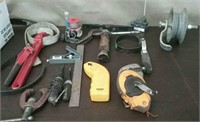 Box-Tools, Caulk Lines, Straps Wrenches, Pulley,