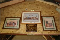 4pc Southwest Framed Art