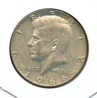 1966 Kennedy Silver Half Dollar