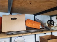 Chainsaw Lot - Stihl Electric Saw w/ Blades &