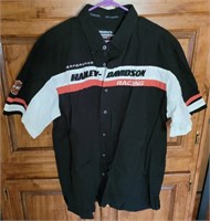 Harley Racing Shirt Mens Size XL
