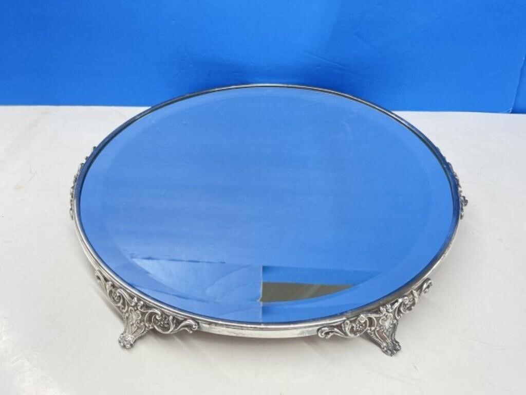 16 In. Dia. Beveled Display Mirror With 6