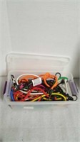 Container of Bungie cords