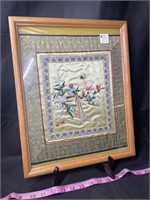 *Expensive* Exquisite Antique Silk Embroidery