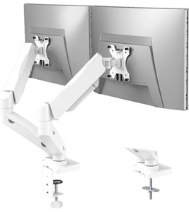 DUEL MONITOR STAND UP TO 32IN WHITE