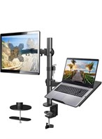 HUANUO MONITOR AND LAPTOP MOUNT WITH TRAY FOR