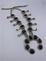 SW Sterling Squash Blossom Necklace