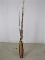 Painted Vase with Decorative Branches