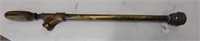 Vintage Brass Water Spray Nozzle  31" long
