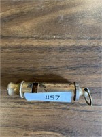 Vintage Sgt Preston Yukon 1950’s Brass Whistle