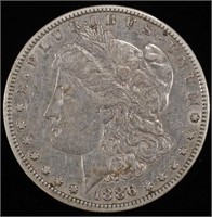 1886-O MORGAN DOLLAR XF