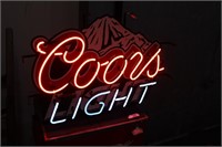 COORS LIGHT NEON SIGN