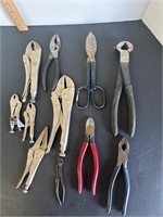 Assorted pliers