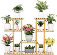 4 Tier Bamboo Plant Stand