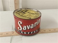 vtg Savarin coffee tin
