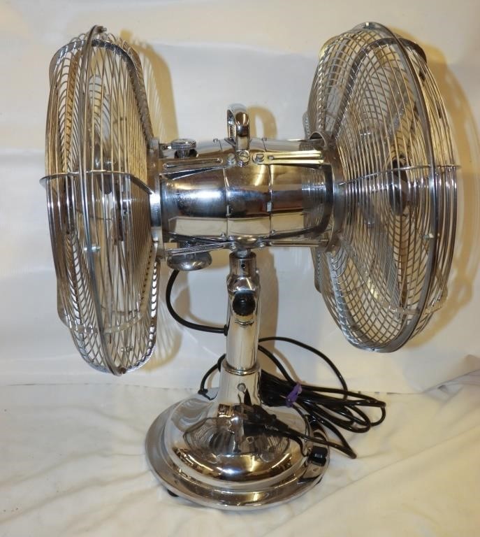 1950's Rare CINNI Dual Blade Department Fan