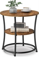 Vasagle Side Table, Round End Table With 2