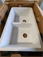Karran White Quartz Sink - 32-3/8"