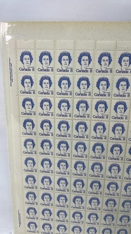 Canada 8 cent Queen Stamp Set