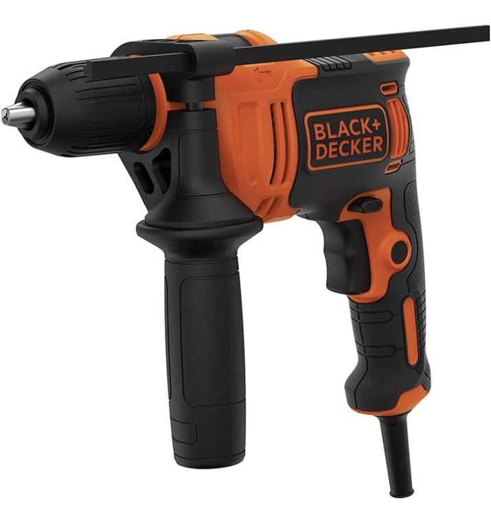 BLACK+DECKER HAMMER DRILL, 6.5-AMP, 1/2-INCH