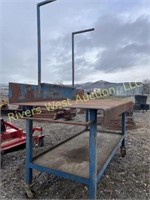Custom steel work bench