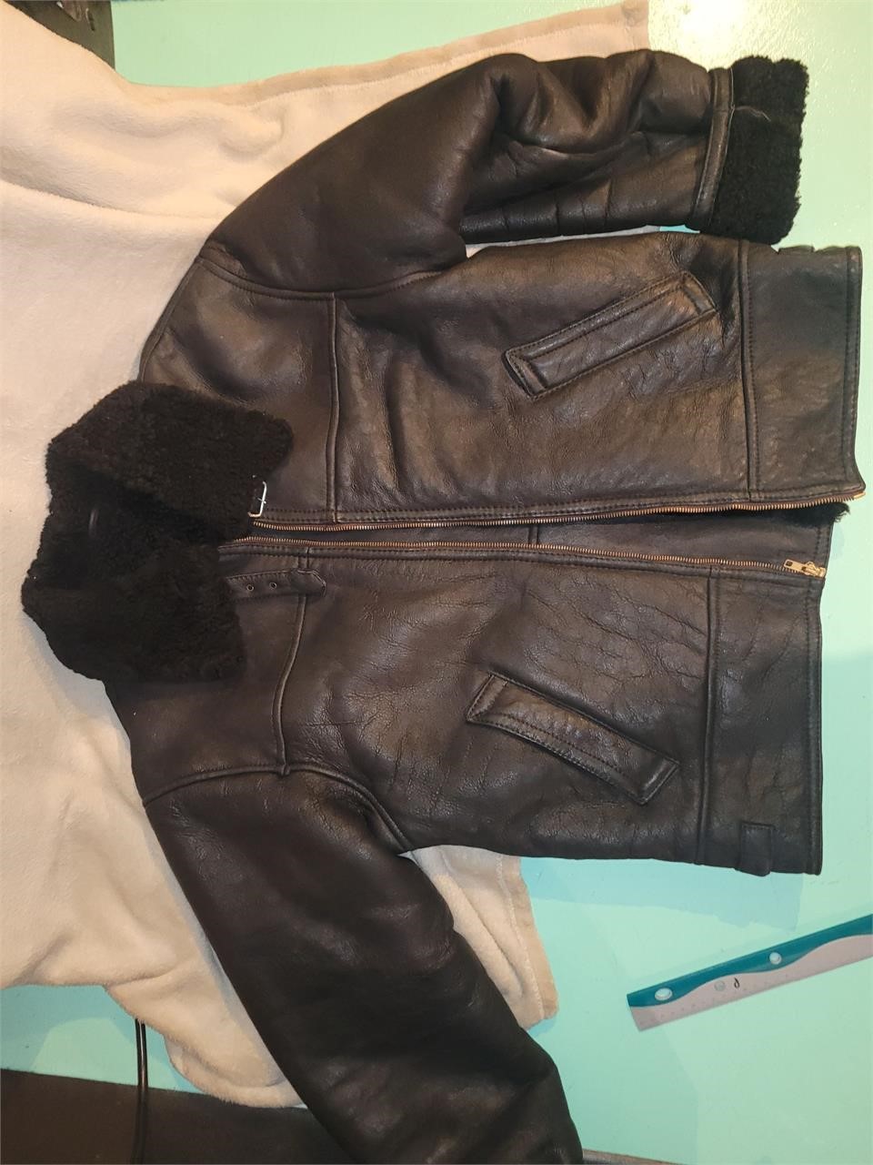 Shearling Leather Jacket