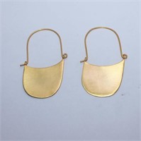 $350 STERLING GOLD PLATED EARRING