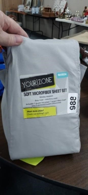 QUEEN SIZE MICROFIBER SHEET SET