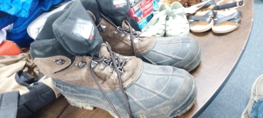 BOOTS, USED, SIZE 12