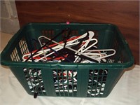 Laundry Basket with 40 Plastic Hangers