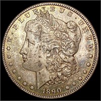 1890-CC Morgan Silver Dollar CLOSELY UNCIRCULATED