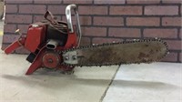 Vintage lancaster pump & meg CO Inc chainsaw