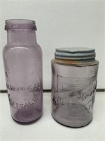2 x Purple Preserving Jars inc Rosella and