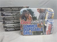 NEW 7 Coors Light Summer Disposable Grill
