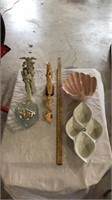 Shell bowl, ocean shells, decorative bowl, angel