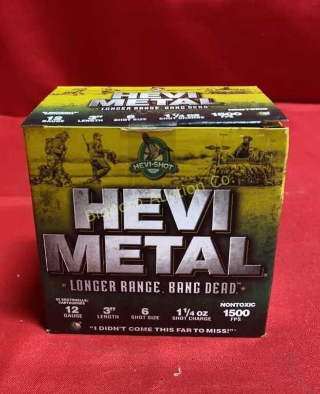 Ammo 12 Gauge 3" 25 Rds Hevi-Shot