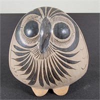 Tonala Mexican Pottery Owl