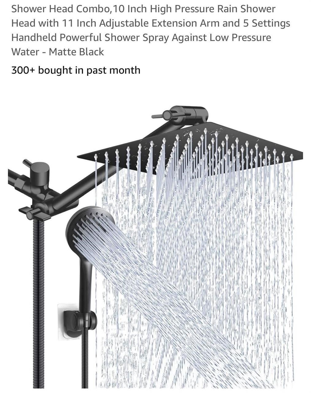 Shower Head Combo High Pressure Rain Shower