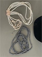 Pearl Necklaces & Earrings